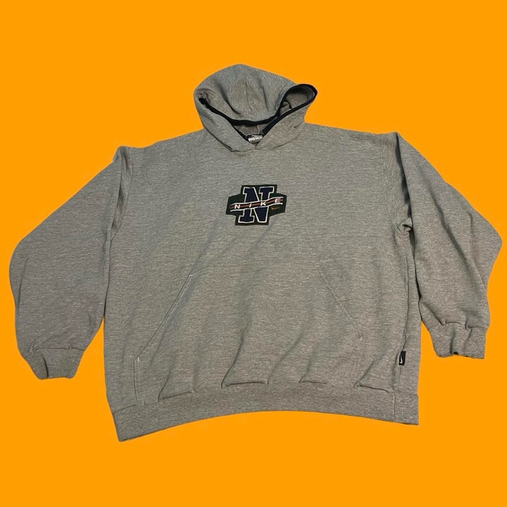 Vintage 90's RARE Nike Spellout Hoodie